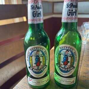 Vintage German beer bottles